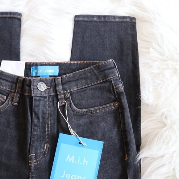 NEW Anthropologie M.i.H Dark Wash Skinny Jeans Size 25 - Picture 7 of 13